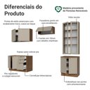 Ver imagem 4 de Armário de Cozinha Completa 270 cm Rustic/Crema Vik Madesa 06