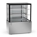 Ver imagem 1 de Vitrine Seca 1,00 Metro 2 Prateleiras Titanium Premium Inox Vtprs1000 2p 220v - Refrimate