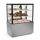 Ver imagem 2 de Vitrine Seca 1,00 Metro 2 Prateleiras Titanium Premium Inox Vtprs1000 2p 220v - Refrimate