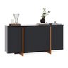 Buffet 4 Portas Flow Sense:preto - 3