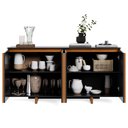 Ver imagem 2 de Buffet 4 Portas Flow Sense:preto