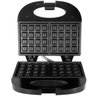 Máquina de Waffle Dupla Antiaderente Elétrica Omelete Pão de Queijo Aroma 220v Preta Agratto Awaf01i - 3