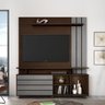 Estante Home Serrano JCM Movelaria para TV de até 65" CAFÉ FOSCO/ONIX JCM - 3