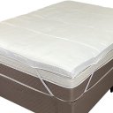 Ver imagem 3 de Pillow Top Casal Dupla Face 200 Fios 6cm 700g/m² 138x188cm Branco