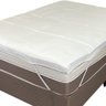 Pillow Top Casal Dupla Face 200 Fios 6cm 700g/m² 138x188cm Branco - 3
