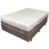 Pillow Top Casal Dupla Face 200 Fios 6cm 700g/m² 138x188cm Branco - 1
