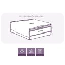 Ver mais imagens de Pillow Top Casal Dupla Face 200 Fios 6cm 700g/m² 138x188cm Branco