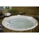 Ver imagem 1 de Banheira Hidromassagem Redonda Jacuzzi Cortina 1,83m x 56cm - 12 Jatos