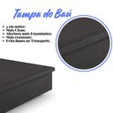 Ver imagem 7 de Base Box Baú Viúva 128x188x42cm Linho