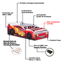 Ver imagem 4 de Cama Infantil Branco com Vermelho Carro Gabrielli Móveis