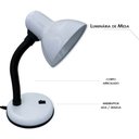 Ver imagem 3 de Luminária Articulada Bivolt Mesa Digitação Leitura Manicure
