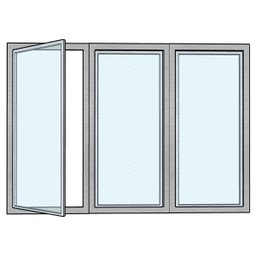 Porta de Vidro para Walk In Cooler - Kit 3 Portas - 2