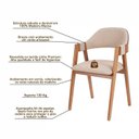 Ver imagem 7 de Kit 8 Cadeiras de Jantar Madeira Maciça Encosto Laminado e Corda Artesanal Aurora Espresso Móveis