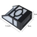 Ver imagem 2 de Luminaria Solar Arandela Kit 10 Unidades Spot Led Balizador Decorativo Casa Varanda Jardim Quintal A