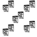 Ver imagem 1 de Luminaria Solar Arandela Kit 10 Unidades Spot Led Balizador Decorativo Casa Varanda Jardim Quintal A