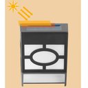 Ver imagem 3 de Luminaria Solar Arandela Kit 10 Unidades Spot Led Balizador Decorativo Casa Varanda Jardim Quintal A