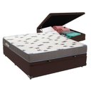 Ver imagem 1 de Cama Box Casal com Bau Ortobom D33 Light Marrom