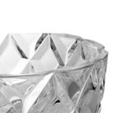 Ver imagem 3 de Centro de Mesa Decorativo com Pé de Cristal de Chumbo Deli Diamond 24,5X24cm | Lyor