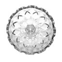 Ver imagem 2 de Centro de Mesa Decorativo com Pé de Cristal de Chumbo Deli Diamond 24,5X24cm | Lyor