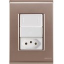 Ver imagem 1 de Interruptor e Tomada 20a Liz Ouro Velho Tramontina Completo Pronto Tramontina