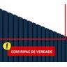 Painel Ripado 0.50 Nobre Azul Acetinado - Gelius Móveis - 4