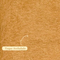 Capa Retangular Baguete Boucle Mostarda 30x50 Cm - 3