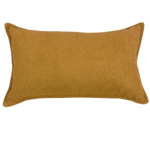 Capa Retangular Baguete Boucle Mostarda 30x50 Cm
