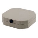 Ver imagem 1 de Caixa Decorativa em Mdf com Revestimento em Pu Cinza 25cm Ah0570 Btc