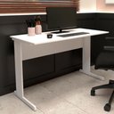 Ver imagem 1 de Mesa Escrivaninha de Estudos 135cm X 60cm Pé Metal F5 Office