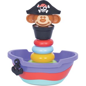 Empilha Baby Pirata - Brinquedo para Bebês acima de 5 meses