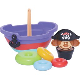 Empilha Baby Pirata - Brinquedo para Bebês acima de 5 meses - 2