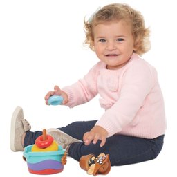 Empilha Baby Pirata - Brinquedo para Bebês acima de 5 meses - 5