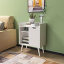 Ver imagem 2 de Aparador Retrô 60cm com 1 Porta Multimóveis CR50063 Branco