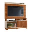 Ver imagem 1 de Estante Home Theater Dallas 1.6 Cinamomo Mel/off White/carrara para Tv até 70” - Mobler