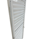 Ver imagem 2 de Porta de Aluminio Palheta Branca Ventilada Linha 25 - 210x70 Direita