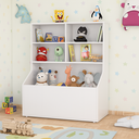 Ver imagem 1 de Multiuso Organizador de Brinquedo para Berçário Sala de Jogos e Quarto de Bebes Estante Armário