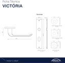 Ver imagem 3 de Fechadura Externa Victoria 108449/40-Z Ep