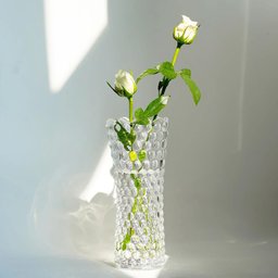 Vaso de Plantas e Flores de Vidro Decorativo Bubble 18x7cm - Lyor - 5 Vaso de Plantas e Flores de Vidro Decorativo Bubble 18x7cm - Lyor - 5