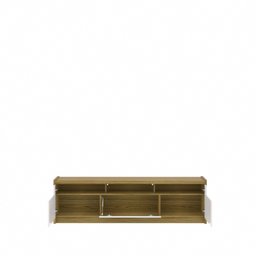 Rack para Tv até 75 Polegadas 3 Portas Oslo Off White e Freijó 180cm - 5
