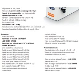 Durômetro Rockwell Normal Digital (hrc-hrb-hra) - Cap. Max. 170mm - Ref. 400.006 - 5