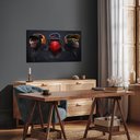 Ver imagem 4 de Quadro Decorativo Tela em Lona Gangue dos Macacos de 100x60cm Para Sala Quarto