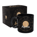 Ver imagem 1 de Caneca Signo Aquário de Porcelana Zodíaco -