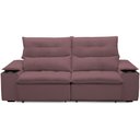 Ver imagem 5 de Sofá Retrátil Reclinável para Sala de Estar Living 210cm Ártico F04 Veludo Lilás - Lyam Decor