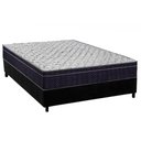 Ver imagem 1 de Conjunto Box Viúva: Colchão Anatômico Ortobom D45 / Airtech 150 + Base Crc Suede Black(128x188)
