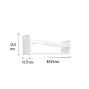 Ver imagem 2 de Prateleira Infantil 45cm Mdf Porta Livros Parede Montessori Decorativa Quarto Criança