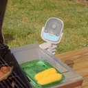 Ver imagem 5 de Ventilador de Mesa Umidificador Agua Bateria Recarregavel Usb Gancho Garra 3 Velocidades Portatil Gi