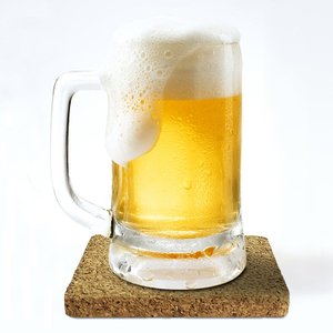 10 Porta Copo Suporte Apoio Bolacha Cortiça Cerveja Drinks