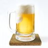 10 Porta Copo Suporte Apoio Bolacha Cortiça Cerveja Drinks - 1