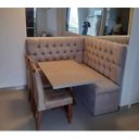 Ver imagem 1 de Conjunto Canto Alemão Baú Encosto Captone Sued 1,30x130x45:cinza