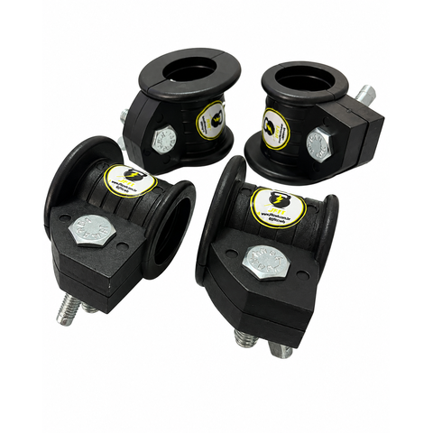 4 Presilha Injetada 25mm Barra Pump Academia Musculacao Trava Pesos Bloqueador Jfit